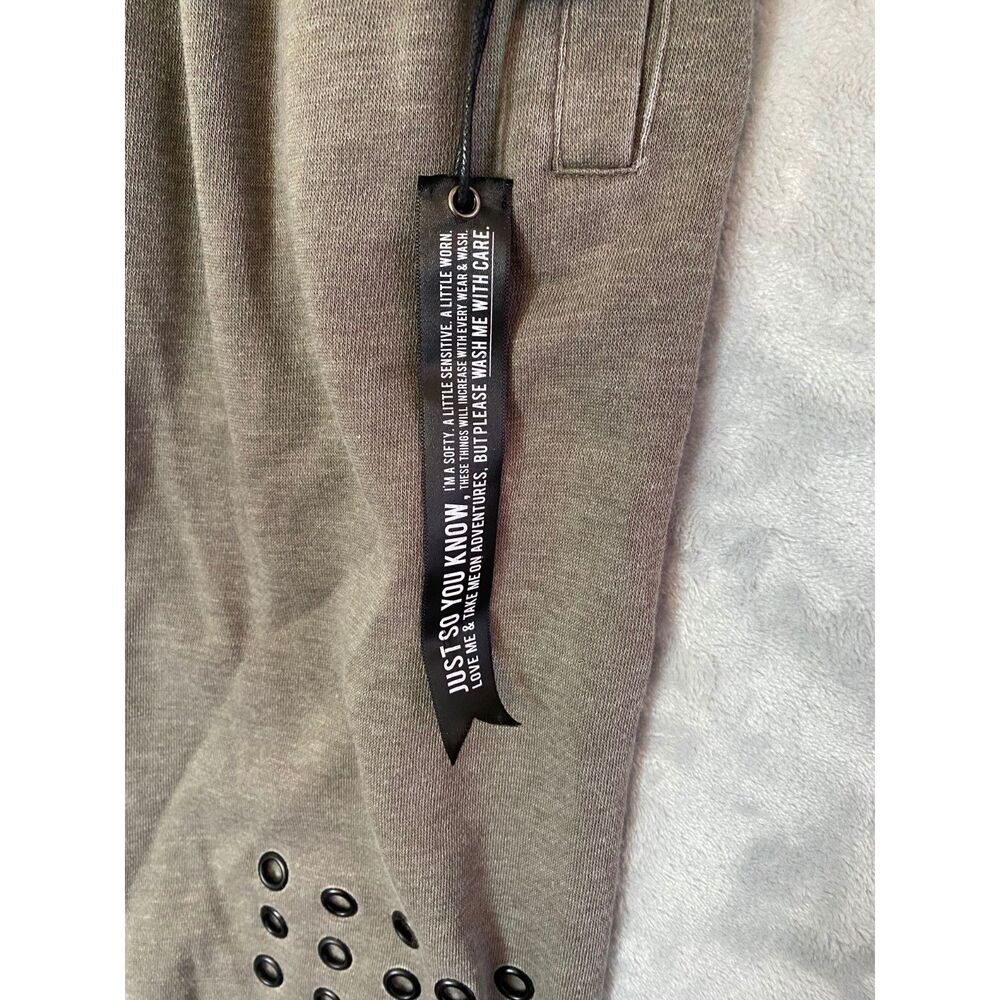 NWT The Laundry Room Grommets Jogger Pants Gray Size M Loungewear - Picture 6 of 11